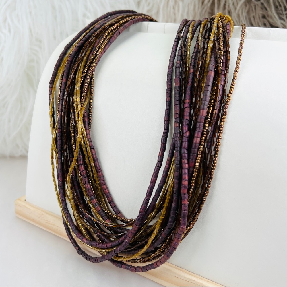 Pretty Multi Stranded, Bohemian Chic Costume Neck… - image 5